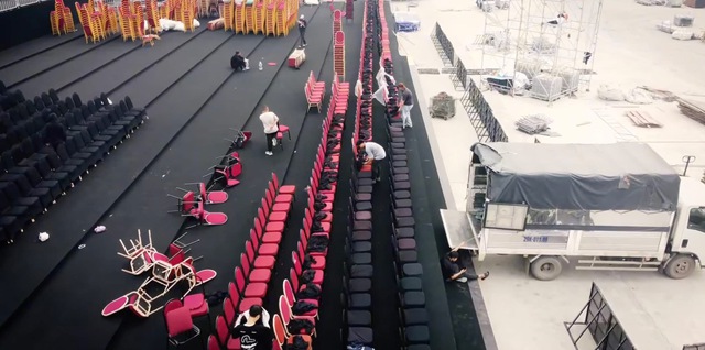 Các công đoạn đang dần hoàn thiện, sẵn sàng đón biệt đội Gai con tới ủng hộ idol