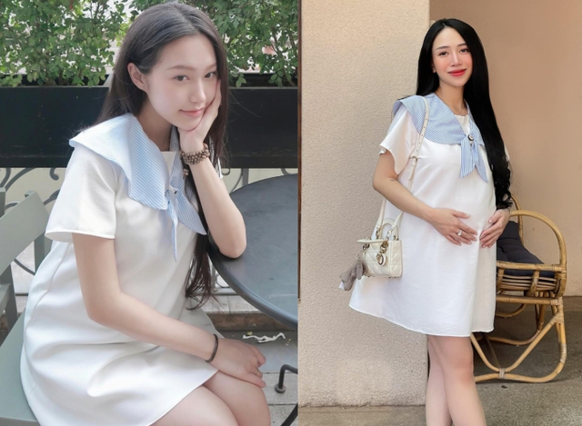 Phong cách giống nhau của vợ Văn Hậu và Joyce Phạm