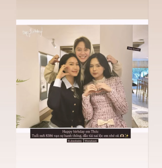 Hải My cùng hội bạn thân Bảo Hân, Tố Uyên đi cafe trong ngày sinh nhật