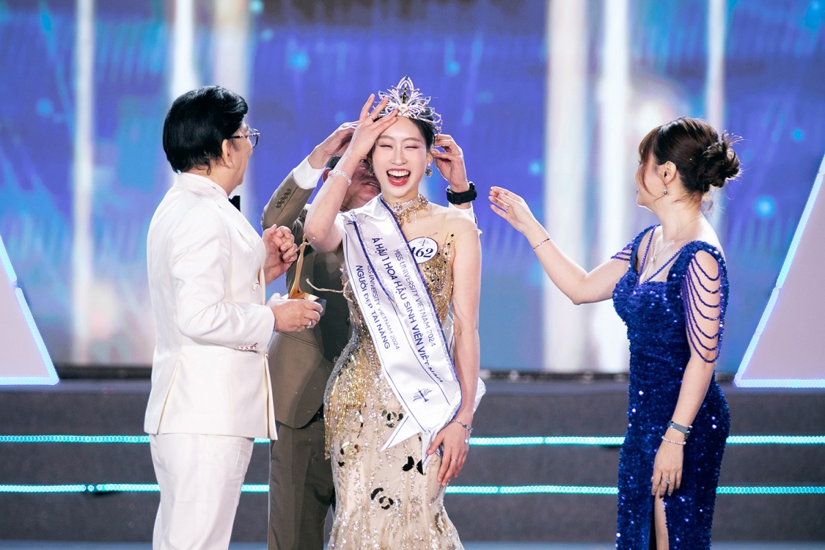 Dương Trà Giang xuất sắc đăng quang Hoa hậu Sinh viên Việt Nam 2024