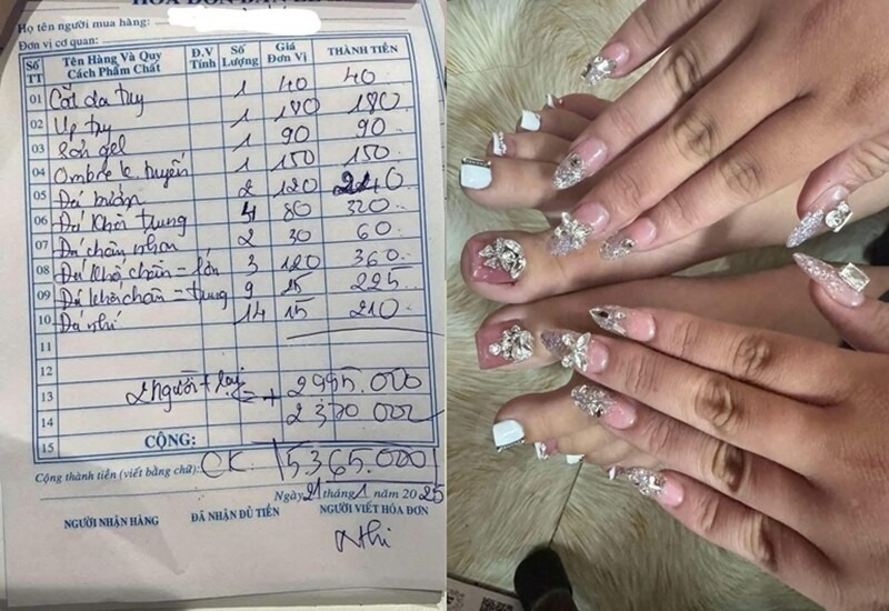 Mới đây, mạng xã hội xôn xao về câu chuyện cô gái tốn 5 triệu để làm bộ nail đón Tết. Phía 