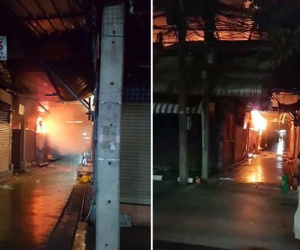 Cháy lớn tại 'khu chợ trời lớn nhất thế giới' Chatuchak