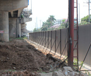 Hà Nội xén giải phân cách đường Vành đai 3 đoạn Giải Phóng - Pháp Vân