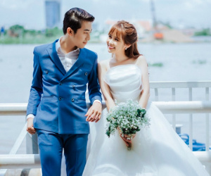 YouTuber đình đám Cris Phan đăng ảnh cưới, chuẩn bị kết hôn với hotgirl Mai Quỳnh Anh vào tháng 6