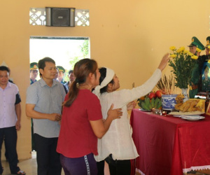 Thiếu tá biên phòng Thanh Hóa hi sinh chưa kịp đeo quân hàm mới