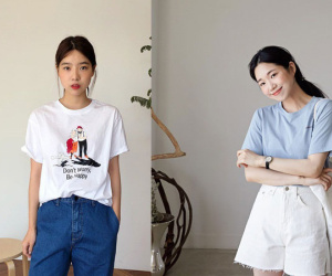 2 kiểu áo phông đơn giản, mặc lên dễ đẹp để các nàng luôn trẻ trung trong mắt đồng nghiệp