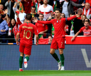 Bồ Đào Nha 3-1 Thụy Sỹ: 'Siêu nhân' Ronaldo lập hattrick đưa Bồ Đào Nha vào chung kết UEFA Nations League