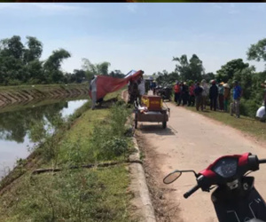 Thấy xe máy trên bờ, lặn xuống kênh thủy lợi phát hiện thi thể nam thanh niên 22 tuổi