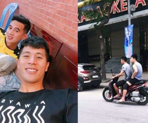 Cần phạt nguội hai ngôi sao của tuyển Việt Nam không đội nón bảo hiểm