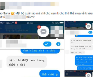 Hùng hổ 'tố' shop không cho thử quần áo trước khi mua, chàng trai chẳng được bênh mà còn bị dân mạng mắng té tát