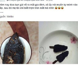 Lần đầu về ra mắt, cô nàng trổ tài nấu nướng khiến mẹ người yêu trợn tròn mắt, còn dân mạng lại 'vắt óc' đoán món ăn