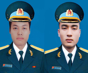 Bộ Quốc phòng thăng quân hàm 2 phi công hy sinh trong vụ máy bay rơi