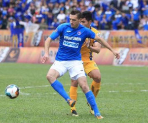 Dyachenko ghi hat-trick, Than Quảng Ninh đè bẹp Hải Phòng tại Cẩm Phả