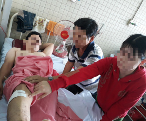 Bệnh nhân gãy đốt sống ngực, bệnh viện khoan nhầm cẳng chân