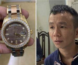 Mua đồng hồ Rolex 900 triệu đồng bằng phiếu chuyển tiền giả