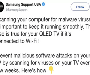 Samsung khiến người dùng bối rối khi khuyên quét virus cho TV
