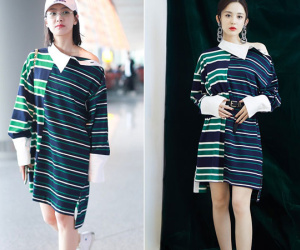Cùng là váy hiệu 25 triệu mà Victoria Song như mặc đồ Taobao, Cổ Lực Na Trát lại đẳng cấp khác một trời một vực