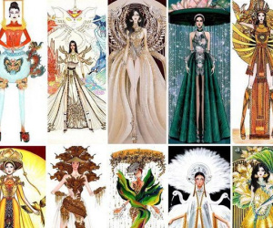Cư dân mạng 'hết hồn' khi Bàn Thờ dẫn đầu Top 10 bộ Quốc phục được chọn nhiều nhất cho Hoàng Thùy thi Miss Universe