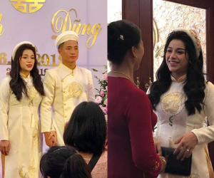 Bùi Tiến Dũng làm đám hỏi hoành tráng, nhưng vòng 2 lùm lùm của cô dâu khiến dân mạng xôn xao Khánh Linh 'cưới chạy bầu'