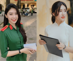 'Nổi như cồn' khi diện quân phục đi thi đại học, nữ sinh hot nhất MXH mấy ngày qua là đây!
