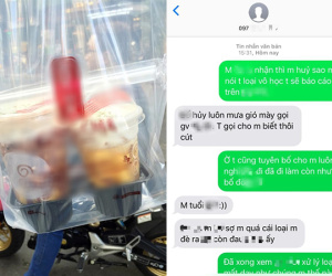 Đặt trà sữa khi trời đang mưa, cô gái bị tài xế hủy chuyến rồi nhắn tin khiếm nhã: 'Mày không có não à?'
