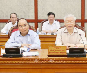 Tổng Bí thư, Chủ tịch nước Nguyễn Phú Trọng chủ trì họp Bộ Chính trị