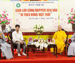 Đen Vâu hát rap tại chùa Yên Tử, nhà sư khen 'hết mình vì đam mê'