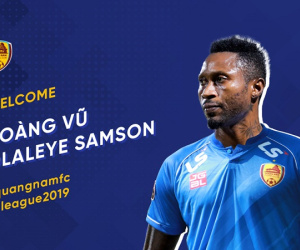 Hoàng Vũ Samson bất ngờ chia tay Hà Nội để gia nhập Quảng Nam