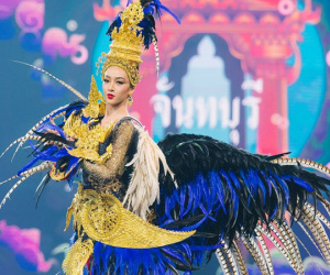 Cả 'vũ trụ' được đưa vào quốc phục tại Miss Grand Thái 2019: Từ động vật muôn loài đến trái cây nhiệt đới, không sót thứ gì!