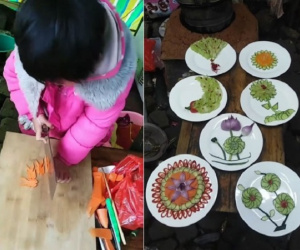 Đằng sau kỹ năng dùng dao điêu luyện gây sốt MXH là số phận thương cảm của cô bé 6 tuổi