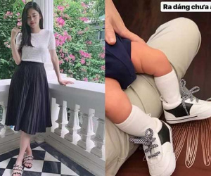 Á hậu Thanh Tú và chồng đại gia làm đầy tháng cho con trai