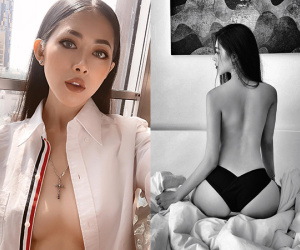 Nữ chính 'Người ấy là ai' gây xôn xao khi khoe thân táo bạo, thả rông vòng một