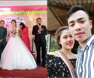 Xúc động đám cưới vắng chú rể của cô giáo mầm non với người lính biển