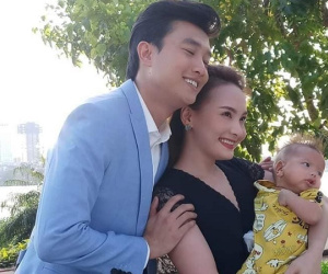 Lộ ảnh kết phim gia đình Thư - Vũ hạnh phúc bên nhau nhưng dân mạng lại chỉ chú ý bé Bon