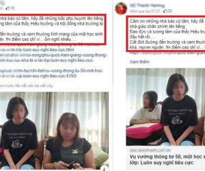 Con bị lưu ban vì nghỉ quá số ngày cho phép, Á khôi doanh nhân ở Phú Quốc lên FB chửi Hiệu trưởng thậm tệ
