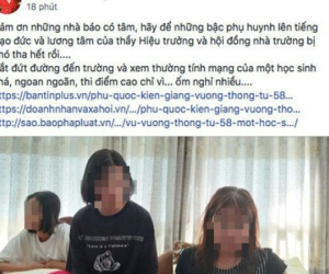 'Nữ hoàng ngọc trai' ở Phú Quốc lên mạng chửi hiệu trưởng: Con gái nhắn tin kêu xóa status nên tôi chỉnh lại