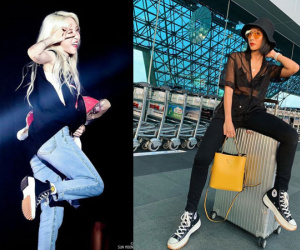 Converse mới ra giày siêu to khổng lồ, idol Hàn lẫn giới trẻ châu Á đã thi nhau diện khắp nơi