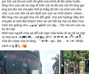 Đi xe khách bị tài xế sàm sỡ, cô gái phản ánh với nhà xe thì bị chửi hội đồng khiến dân mạng bức xúc