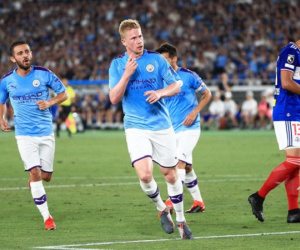 De Bruyne tỏa sáng, Man City thắng tưng bừng tại Nhật Bản