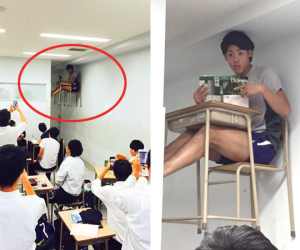 Nói chuyện 'hơi' nhiều một tí, cậu học sinh 'nhận quả đắng' còn cả lớp thì được phen cười bò