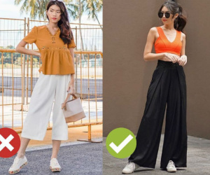 4 kiểu ăn mặc sau không xấu, nhưng nàng thấp bé cứ xác định sẽ bị dìm dáng tơi tả nếu áp dụng