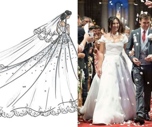 Cô gái gốc Việt kết hôn cháu trai Công nương Grace Kelly: Cô dâu diện 3 bộ váy cưới đơn giản nhất từ trước đến giờ tại các đám cưới Hoàng gia