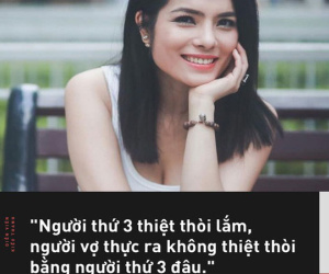 Thế kỉ nào chẳng vậy, tư tưởng làm thê thiếp, chịu kiếp chung chồng có gì đáng tự hào mà mang đi rao giải?