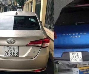 Xác minh hình ảnh 'xe sang' Porsche Macan S trùng biển cực đẹp '268.68' với xe Vios