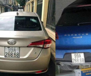 Thông tin bất ngờ từ Cục đăng kiểm về chiếc 'xế sang' Porsche trùng biển đẹp với xe Vios