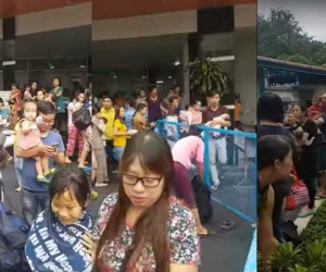 Chuông báo cháy bệnh viện nhi kêu, hàng trăm người ôm con chạy tán loạn