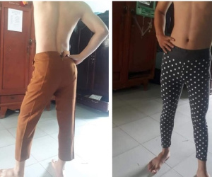 Đặt đồ nam nhận về quần áo nữ, anh chàng không ngần ngại thử luôn cho biết khiến dân mạng cười lăn lóc