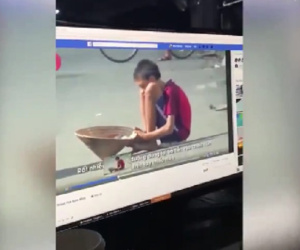 Pha hoán đổi hoàn cảnh chỉ trong 'cái chớp mắt' của cậu bé gầy gò, cầm nón ăn xin bên đường khiến nhiều người sốc nặng