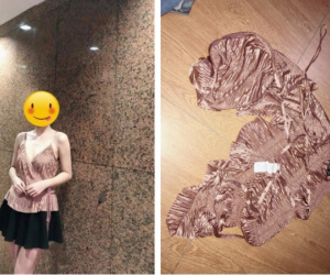 Đặt mua chiếc áo online vì thấy chị em mặc đẹp lung linh, cô nàng e phải đem làm rèm cửa vì lý do bất ngờ