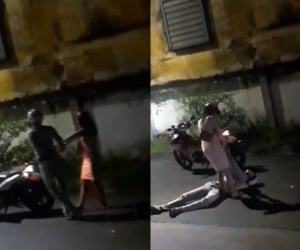 Bạn gái đòi chia tay, thanh niên liền nằm lăn ra đường giả vờ ngất để 'nối lại tình xưa'
